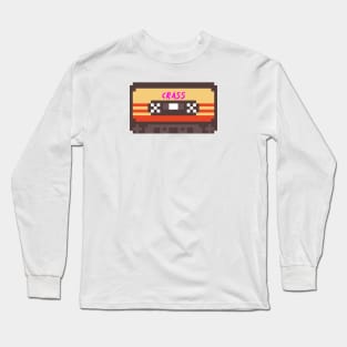 Crass 8bit cassette Long Sleeve T-Shirt